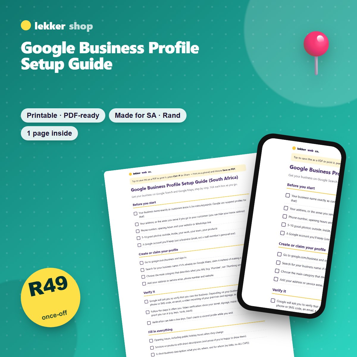 Google Business Profile Setup Guide (South Africa)