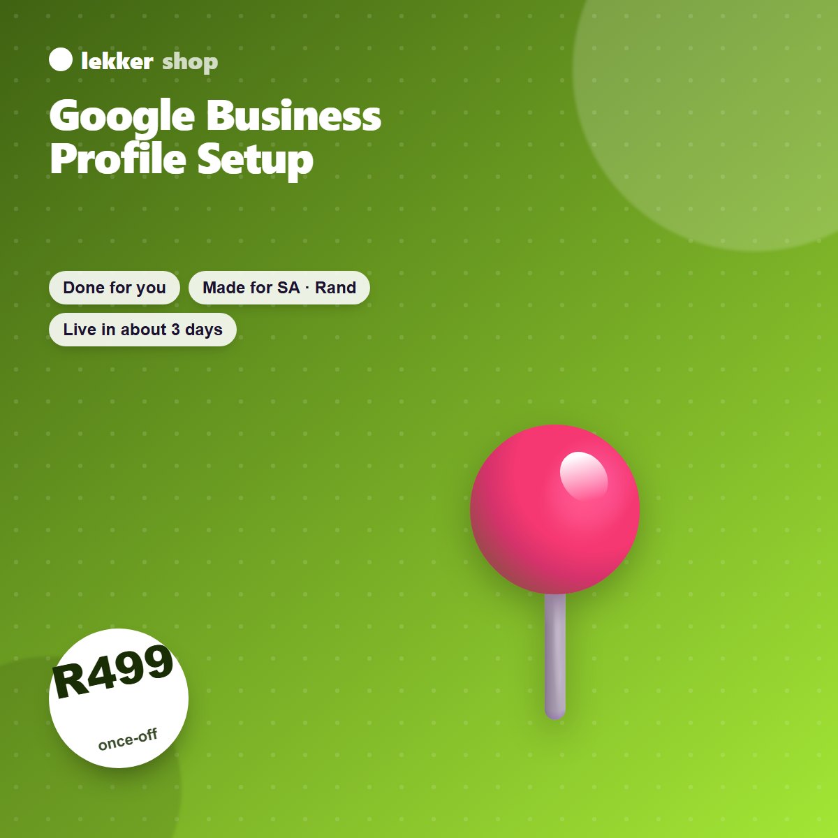 Google Business Profile Setup (done for you)