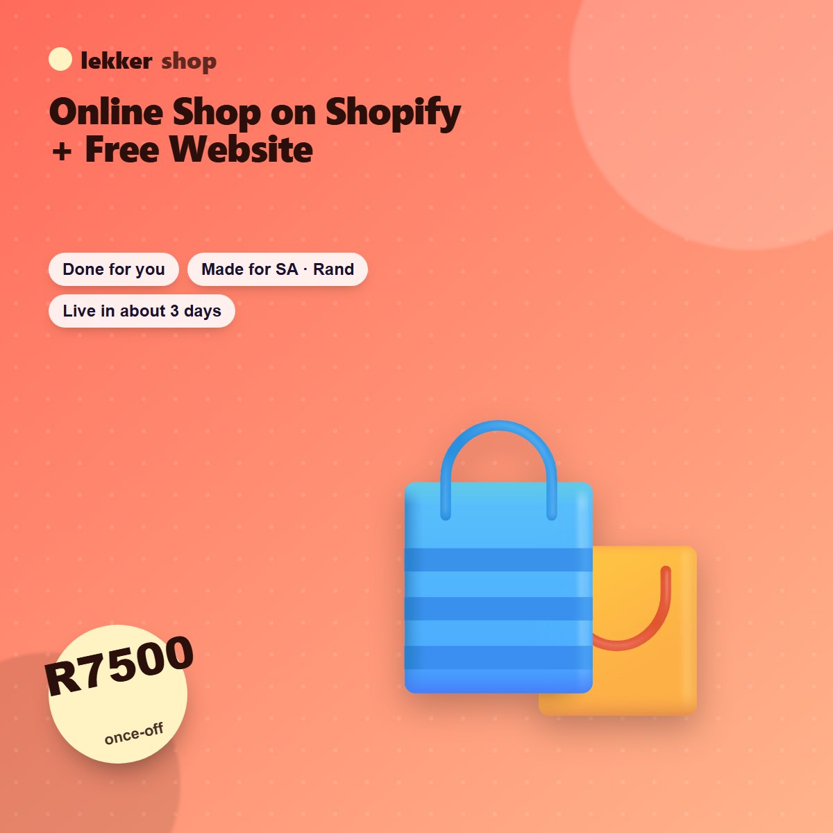 Online Shop on Shopify + Free Website